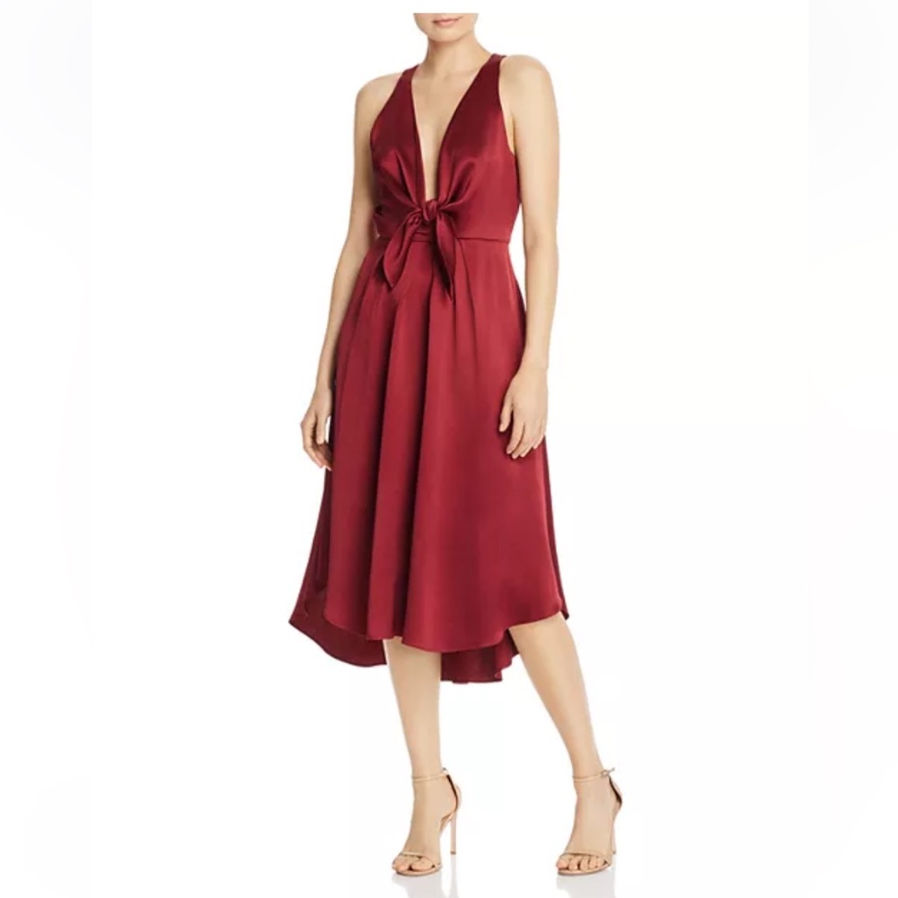 JOIE KATANIYA TIE FRONT SATIN DRESS ❤️NWT❤️